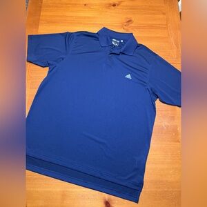 Adidas Men's Deep Blue Polo Shirt